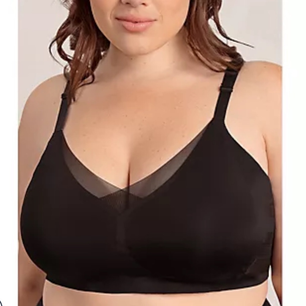 Black Wireless Bra